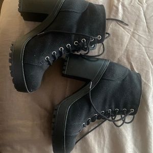 Chunky Heeled Boots